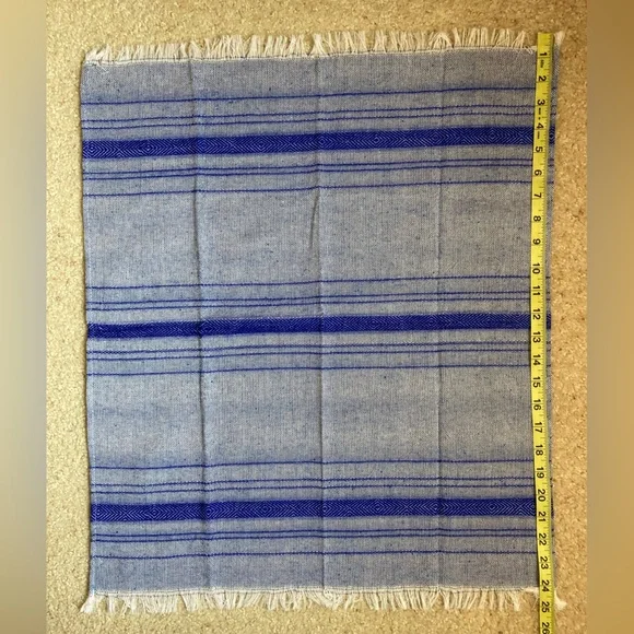 Artisan Woven Mexican Tea Towel, Hand Towel, Boho Chic, Kitchen, Serape - Picture 6 of 6